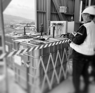 Additivversorgung an der Anlage